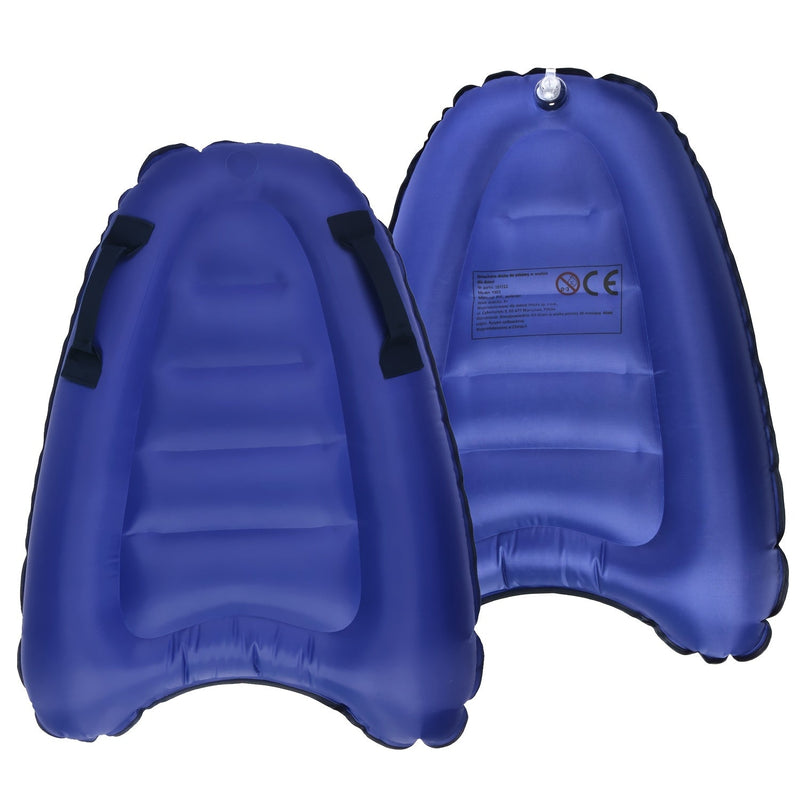 Aufblasbares Schwimmbrett Aqualoop Flow | Leicht & Robust | Mit Griffen | 67×53×13 cm