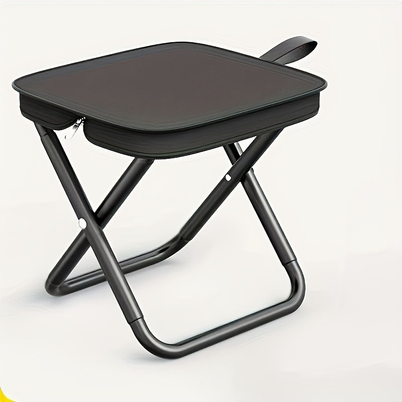 Faltstuhl Campilo Compact | Mit Tragegriff | Robustes Stahlgestell | 28,5 × 26,5 × 23 cm (gefaltet)
