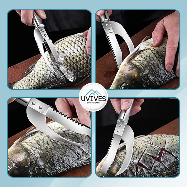 1+1 GRATIS | ScaleMaster 3in1 – Mühelose frische Fischzubereitung!