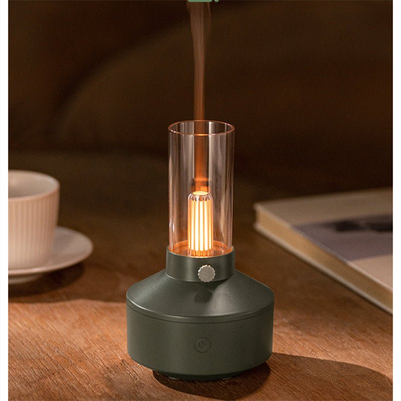 Aromadiffuser LumaScent | Duft & Kerzenschein | 0,5L Tank | Leise & Automatische Abschaltung
