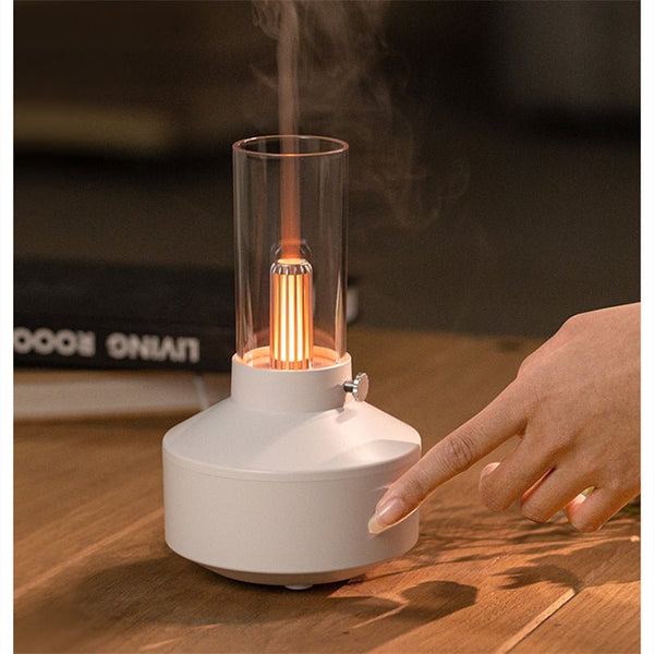 Aromadiffuser LumaScent | Duft & Kerzenschein | 0,5L Tank | Leise & Automatische Abschaltung