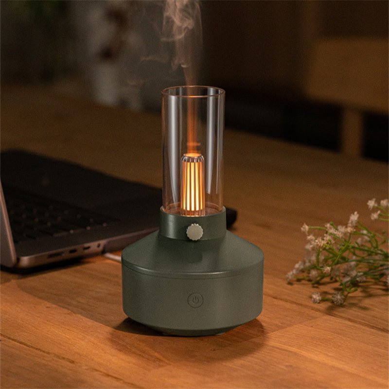 Aromadiffuser LumaScent | Duft & Kerzenschein | 0,5L Tank | Leise & Automatische Abschaltung