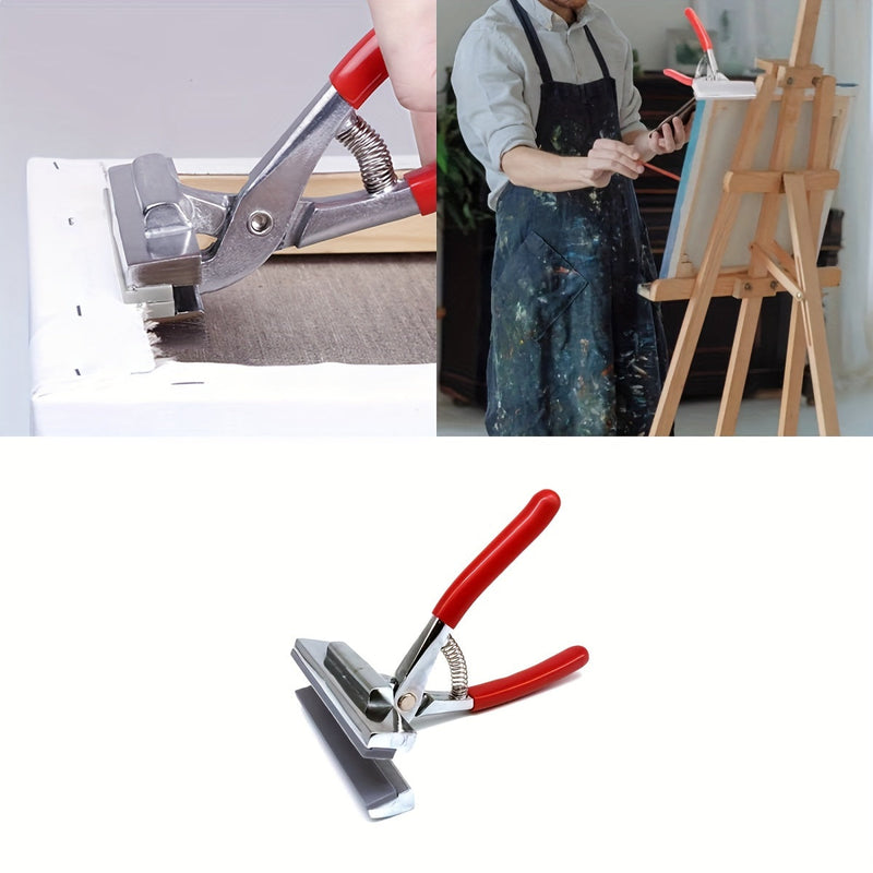 Artelio Canvasspannzange aus Stahl | Ergonomischer Griff & Präzises Spannen | 20×12 cm | Für alle Leinwandformate