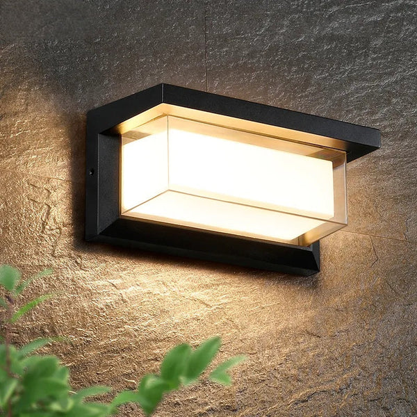 LumaVera LED Wandleuchte | Wetterfest & Energieeffizient | Warmweißes Licht | Modernes Design