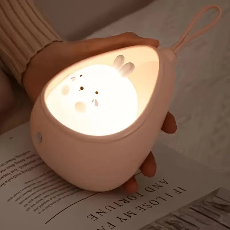 Kinder Nachtlicht | PurrLight Katze | Mit Bewegungssensor & USB Wiederaufladbar | Warmes Stimmungslicht