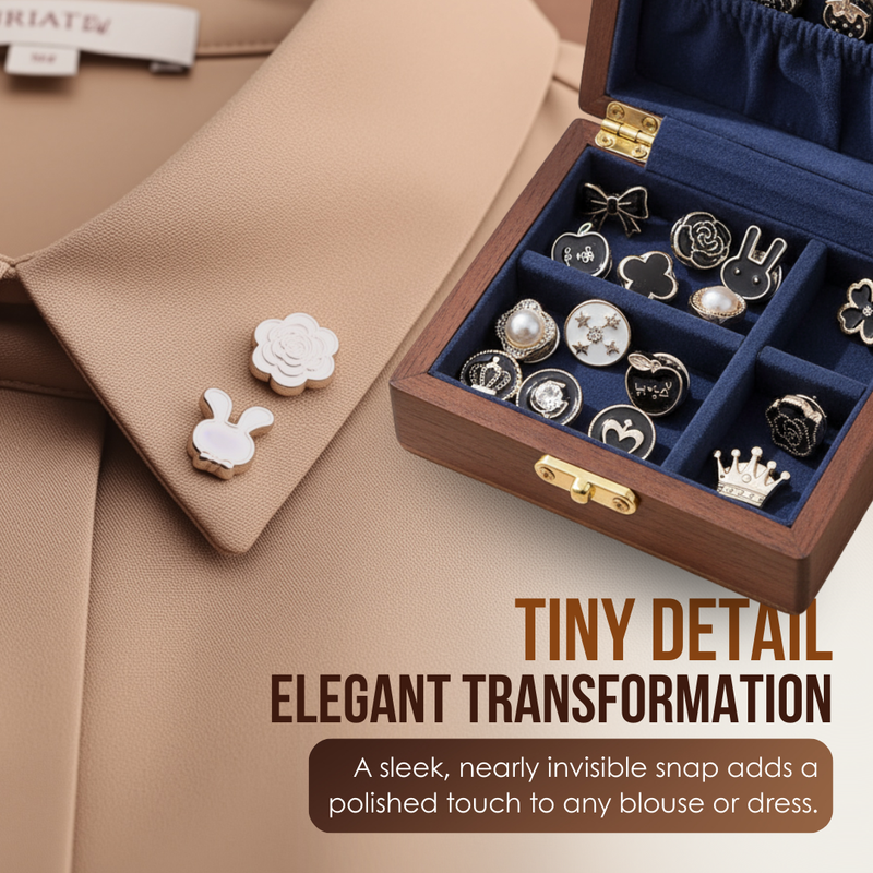 10+10 GRATIS | SnapGlam – Der kleine Knopf für Ihr makelloses Outfit