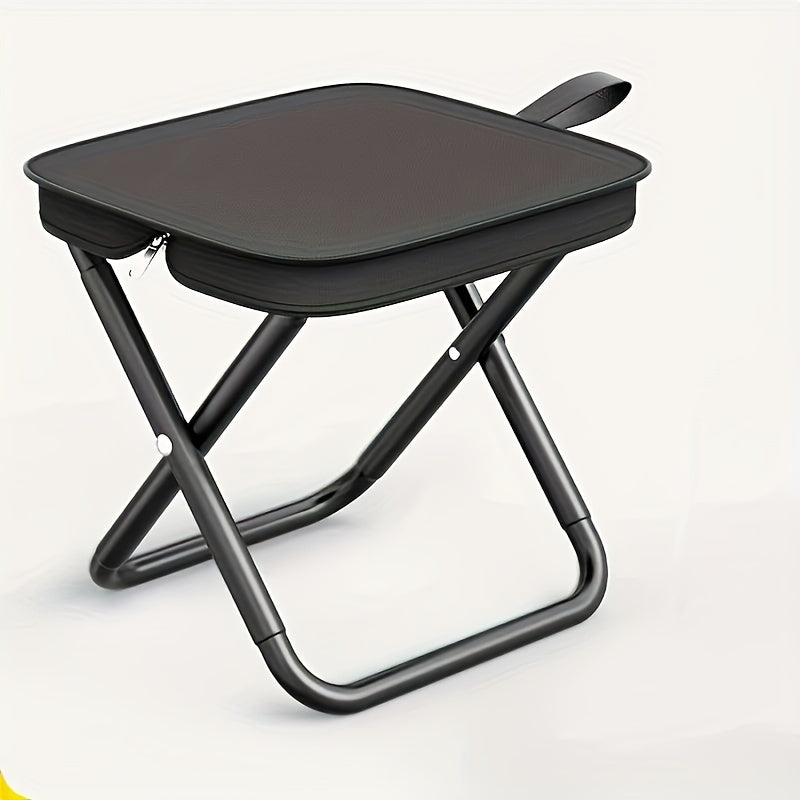 Faltstuhl Campilo Compact | Mit Tragegriff | Robustes Stahlgestell | 28,5 × 26,5 × 23 cm (gefaltet)