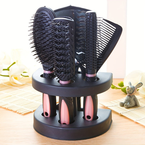 Silkurea  Haarbürsten-Set 5-teilig | Entwirren, Stylen & Massieren | Ergonomisch & Für alle Haartypen geeignet