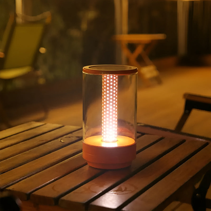 LED Tischlampe LumiHex | 3 Lichtmodi & Touch-Steuerung | Modular & Wiederaufladbar | Schwarz/Grau/Gold/Orange