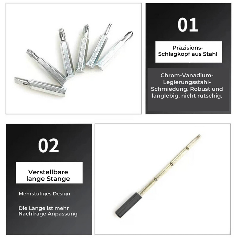 ToolMate - Präzisions-Schraubendreher-Set mit 32-in-1 Vielseitigkeit!