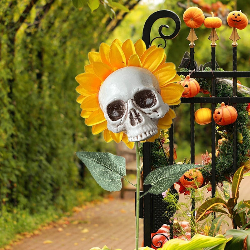 BloomSkull – Die faszinierend schöne Sonnenblume, perfekt für Halloween!