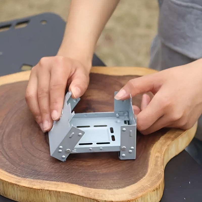 Campingkocher FoldHeat | Faltbar & Ultraleicht | Edelstahl | Für Outdoor-Kochen & Trekking