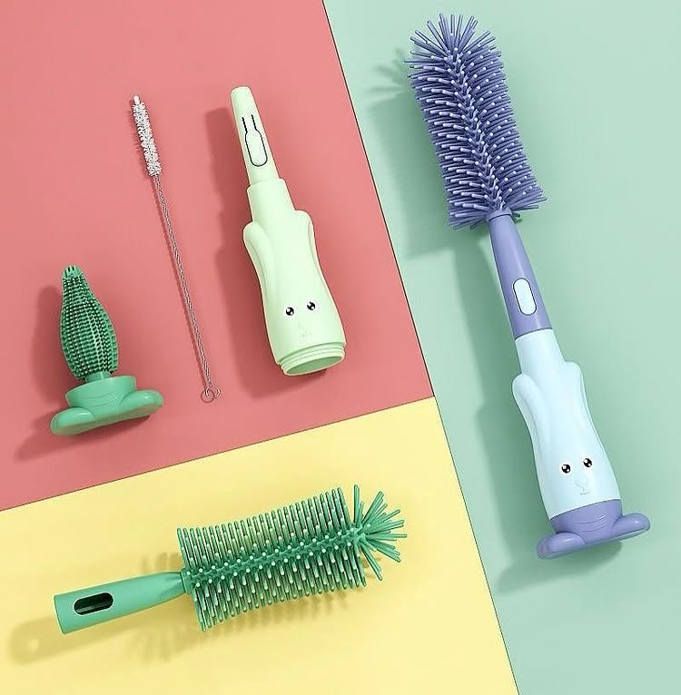 1+1 GRATIS | BabyPure – 4-in-1 Flaschenreiniger für gründliche hygienische Reinigung!