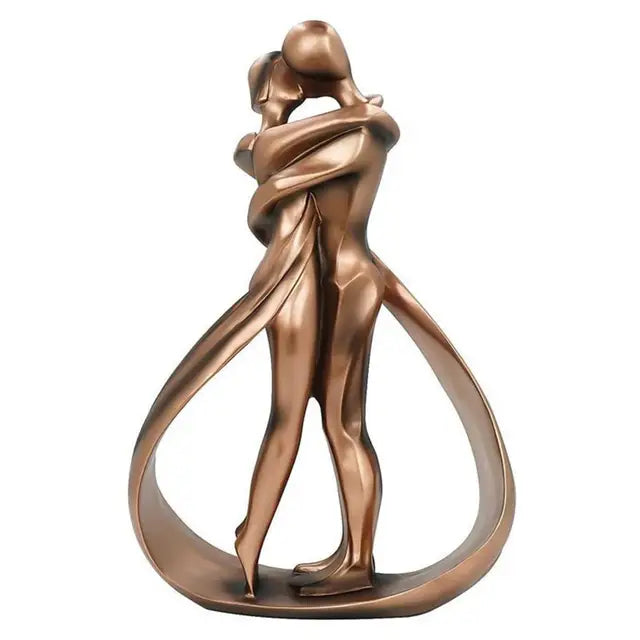 Sentura Deko Skulptur Umarmende Figuren | Symbol für Liebe & Verbundenheit | Handgefertigte Optik | Resin