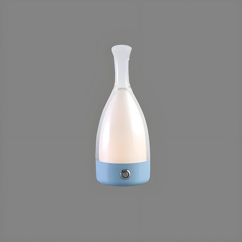 Vinalume LED Tischlampe Weinflaschen-Design | Wiederaufladbar & Kabellos | Warmweiß 3500K | Touch-Steuerung
