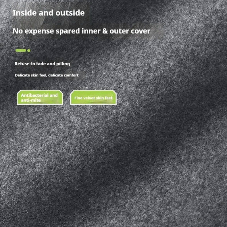 ErgoRest Nackenstützkissen | Ergonomisches Memory-Foam-Kissen | Abnehmbarer Veloursbezug | Für Büro, Zuhause & Reisen