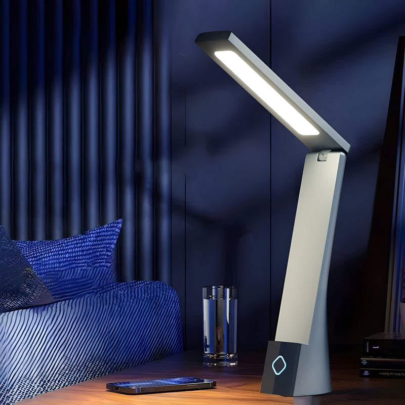 Luminivo LED Schreibtischlampe Flexarm | Dimmbar & USB-betrieben | Modernes Design | Verstellbar | 5V | Kunststoff