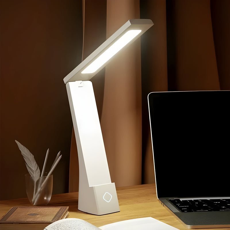Luminivo LED Schreibtischlampe Flexarm | Dimmbar & USB-betrieben | Modernes Design | Verstellbar | 5V | Kunststoff