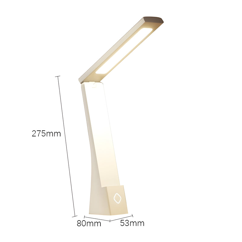 Luminivo LED Schreibtischlampe Flexarm | Dimmbar & USB-betrieben | Modernes Design | Verstellbar | 5V | Kunststoff