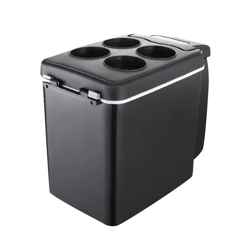 ThermiGo Mini Kühl- & Warmbox | 6L Fassungsvermögen | Für Auto & Zuhause | Schwarz