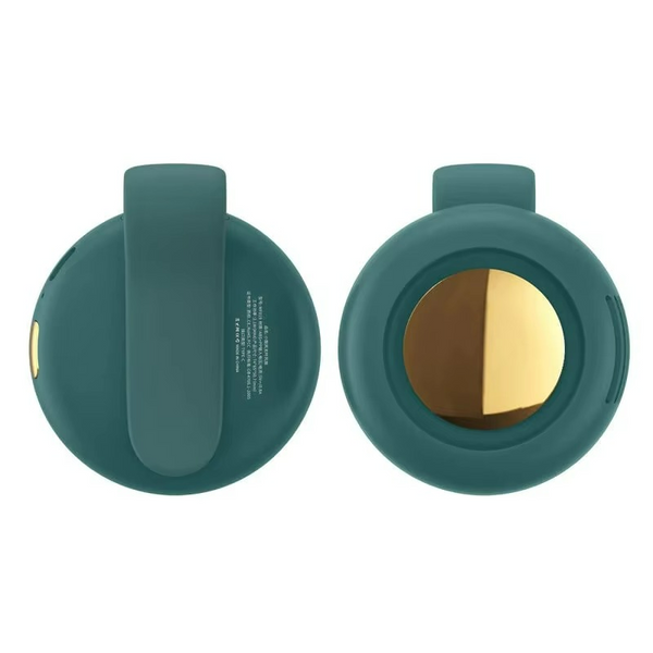 LuftAura Mini-Körperventilator | Bladeless Design | 360° Rundumkühlung | 23h Akkulaufzeit | Zum Umhängen oder Anklippen
