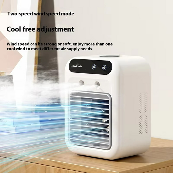 Luftkühler AerisNova Mini | Wiederaufladbar | Nano-Eisnebel-Technologie | Leise & Tragbar | Luftbefeuchter & Ventilator in Einem