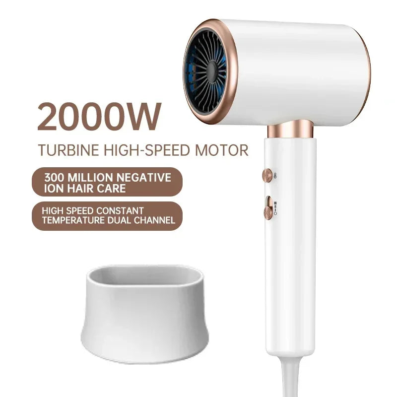 SilkDry Pro 2400 Haartrockner 2400W | Ionen-Technologie | Heiß- & Kaltluft | Leicht & Ergonomisch