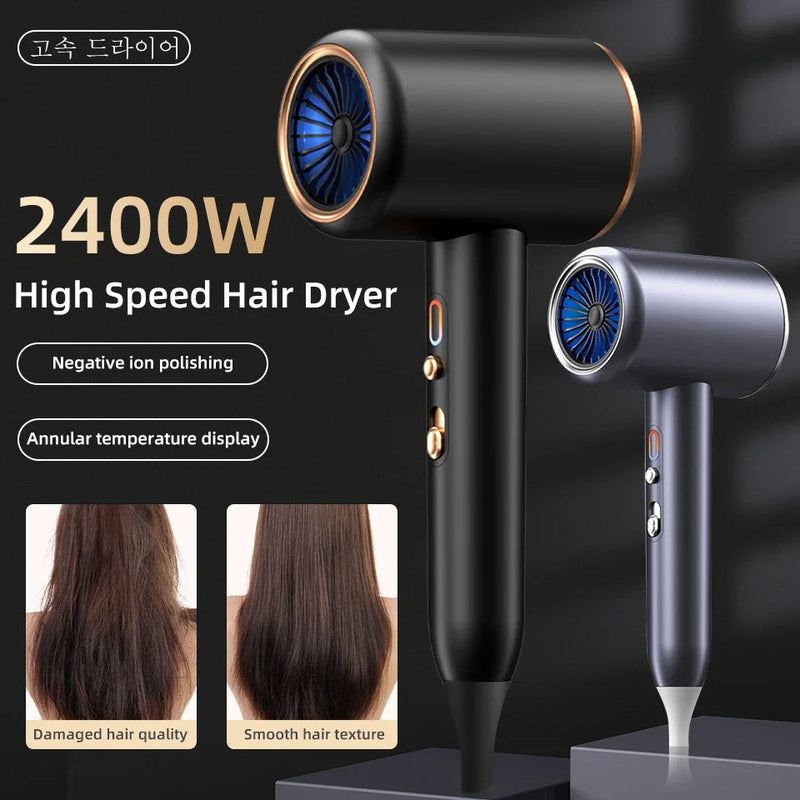 SilkDry Pro 2400 Haartrockner 2400W | Ionen-Technologie | Heiß- & Kaltluft | Leicht & Ergonomisch
