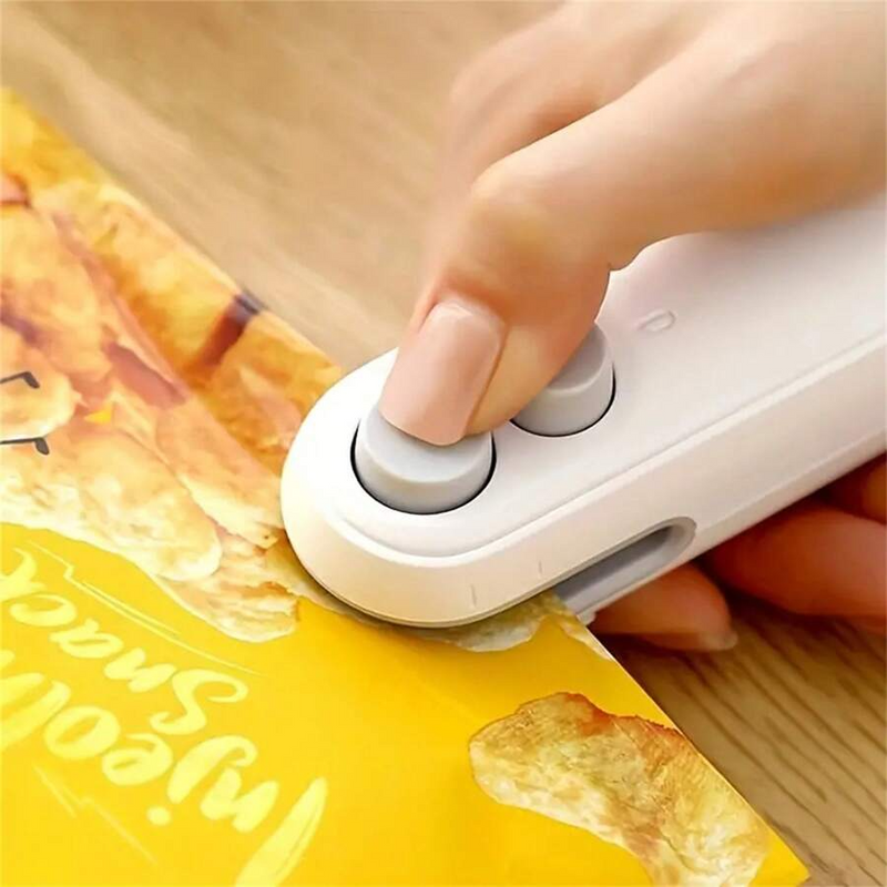 ZipKeeper - Mini-Tütenversiegler, Tragbares 2-in-1-Werkzeug