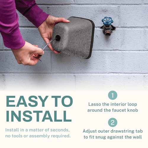 WinterGuard — Einfache Schutzlösung für gefrorene Außenwasserhähne