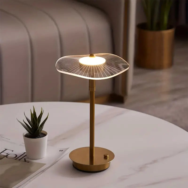 Veliora LED Tischlampe Dimmbar | Modernes Design aus Eisen | Ø10×37 cm | Verstellbare Lichtintensität