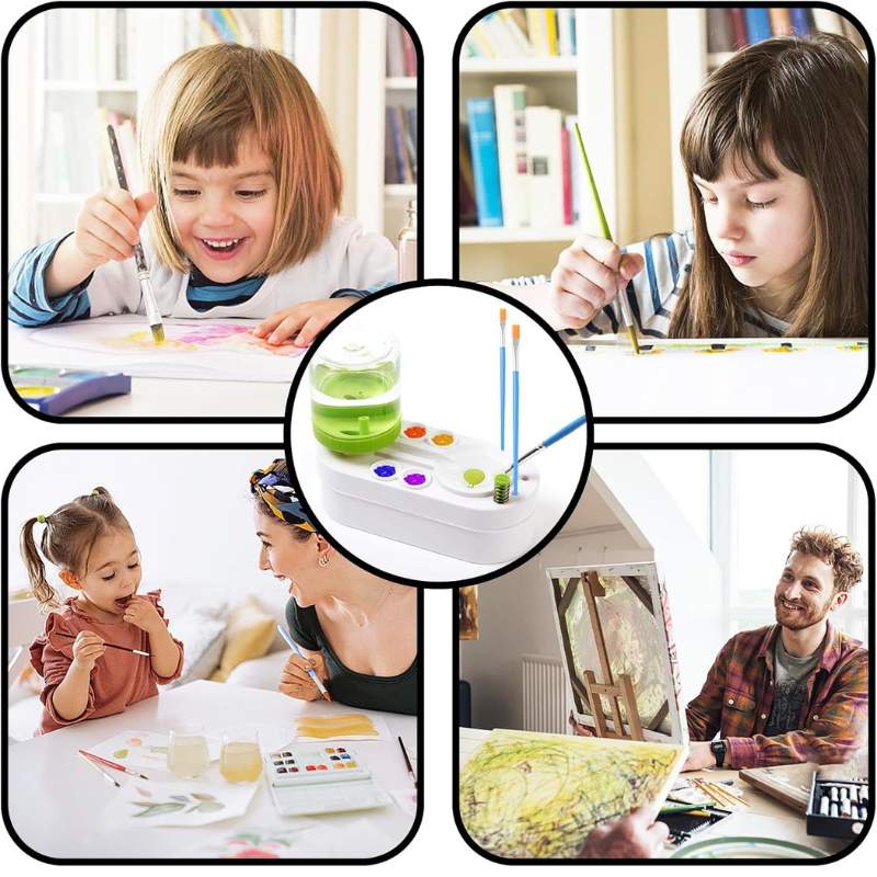 AquaMuse – Reinigen Sie Ihre Pinsel mit nur einem Knopfdruck