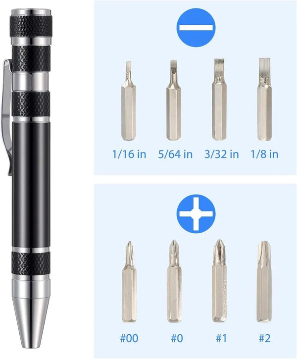 PocketFix – Der 8-in-1 Schraubendreher für jede Situation!