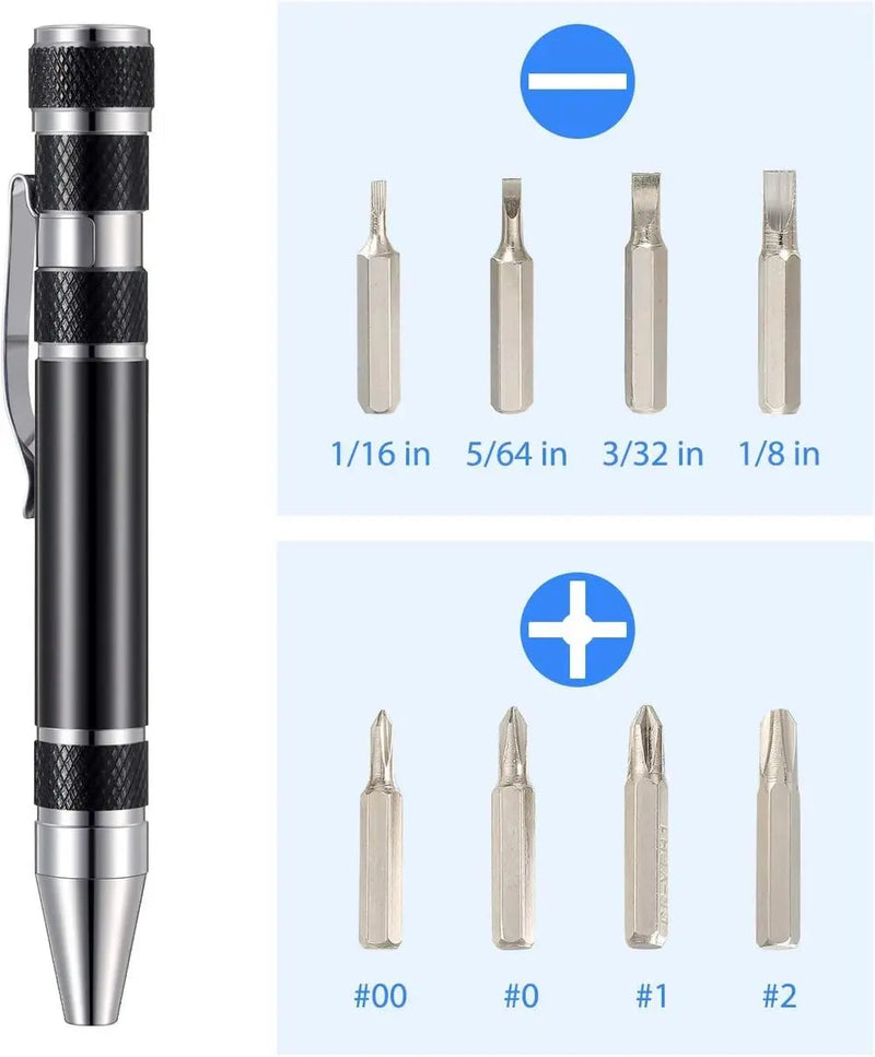 PocketFix – Der 8-in-1 Schraubendreher für jede Situation!