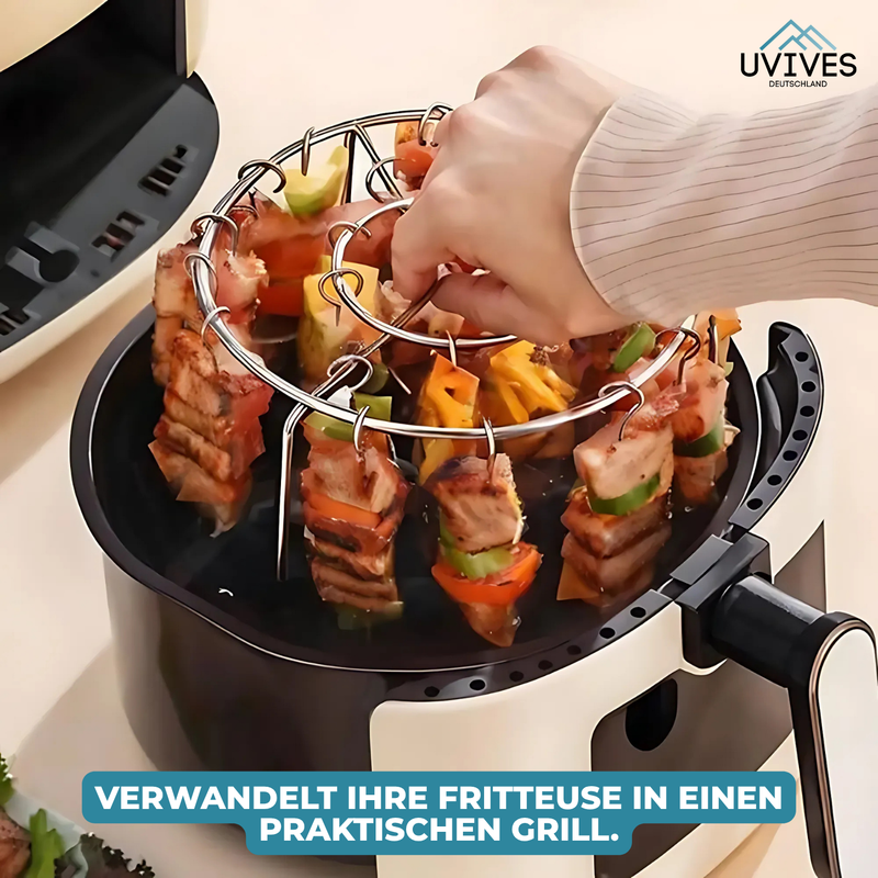 CrispGrill Set – Genießen Sie knuspriges Essen ohne Rauch oder Fett!
