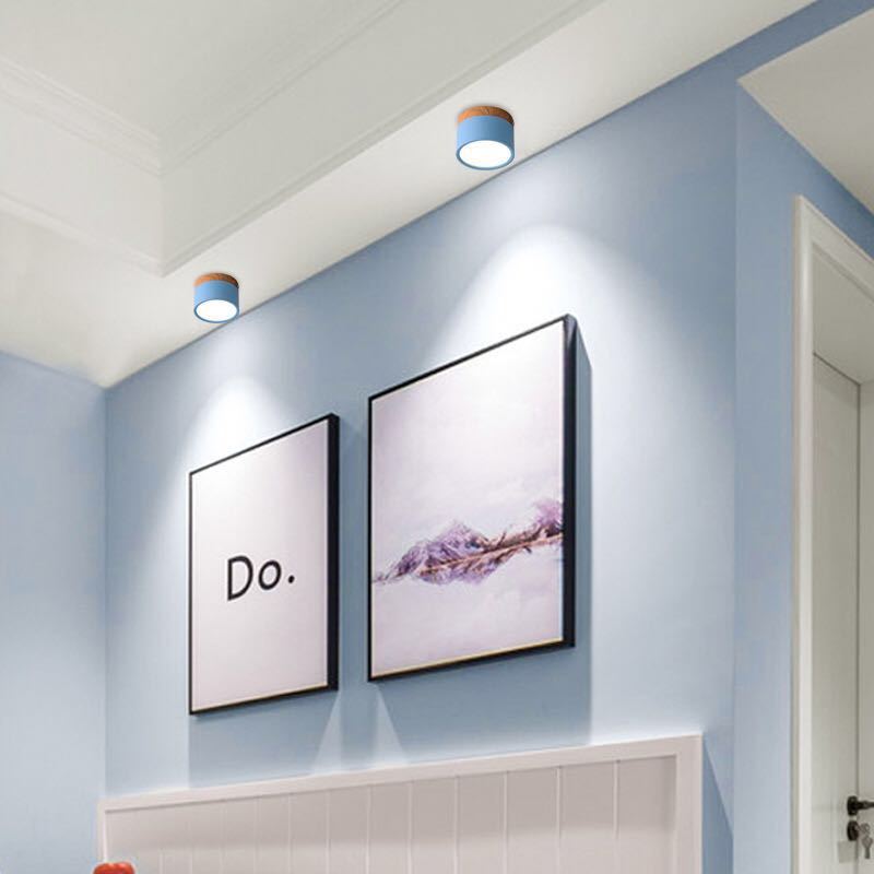LED Deckenleuchte AuroLuce | Modernes Morandi-Design | Höhenverstellbar | Metall & Acryl