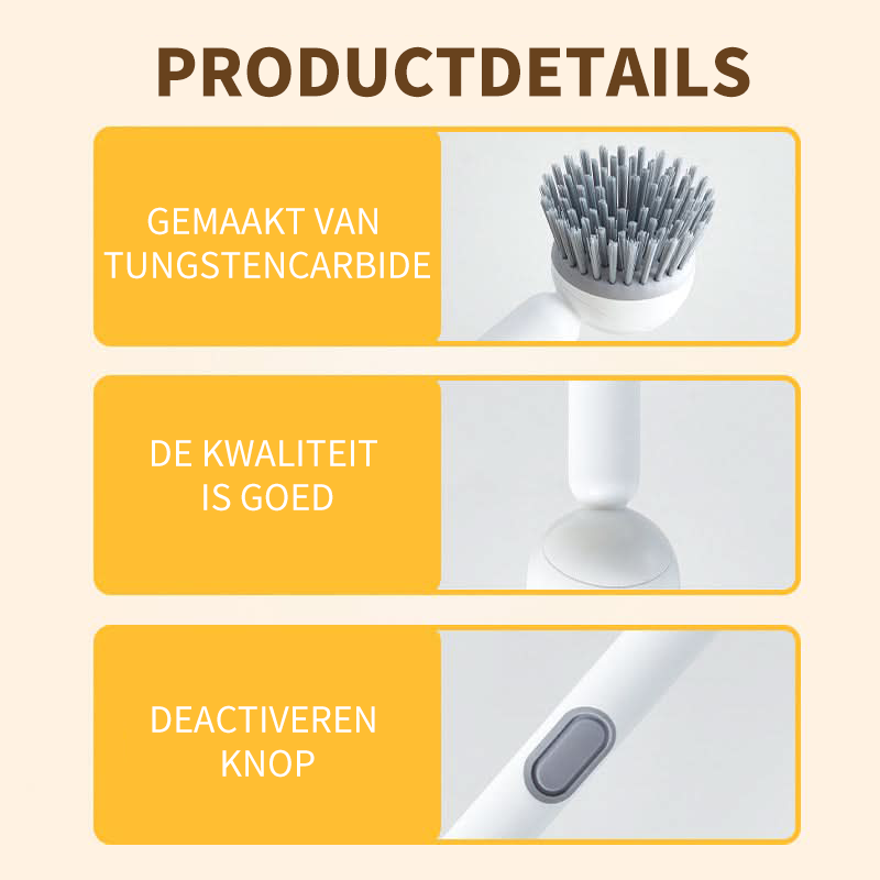 2+1 GRATIS | 360Scrub – Geschirrspülbürste mit langem Griff und drehbarem Kopf