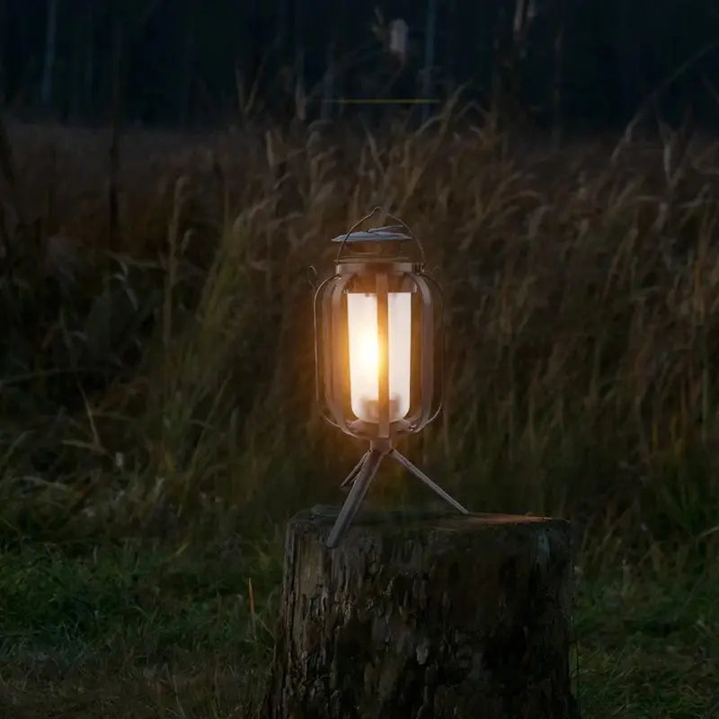 BurstGlow – Solarleuchte mit authentischem Flammenambiente!