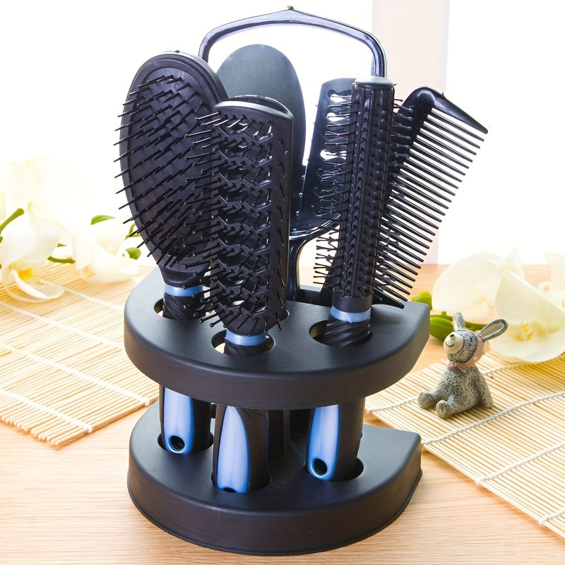 Silkurea  Haarbürsten-Set 5-teilig | Entwirren, Stylen & Massieren | Ergonomisch & Für alle Haartypen geeignet