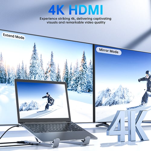 ProDock Ständer – 8-in-1 Laptop-Erhöhung und Hub kombiniert!