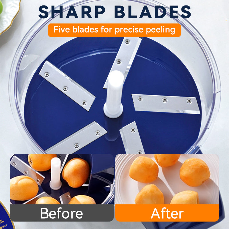 PeelMatic – Perfekt geschälte Früchte in Sekundenschnelle