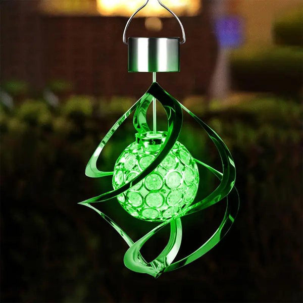 SolarWind Klanglicht | Solar Windspiel mit Farbwechsel | Wetterfest & Energiesparend | Für Garten, Balkon & Terrasse