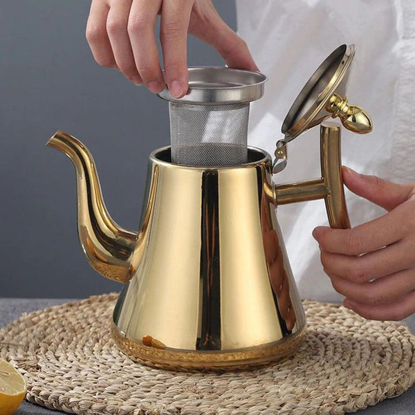 Boilivia Wasserkocher aus Edelstahl | Abnehmbar & Ergonomisch | 1,2 L Fassungsvermögen | Modernes Design