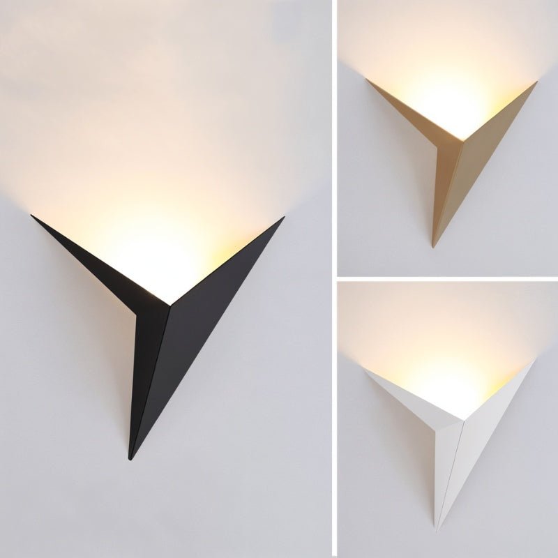 Lucenno Moderne Wandleuchte | Warmweißes LED-Licht | Metall & Glas | 30×20 cm | 8W Energiesparend