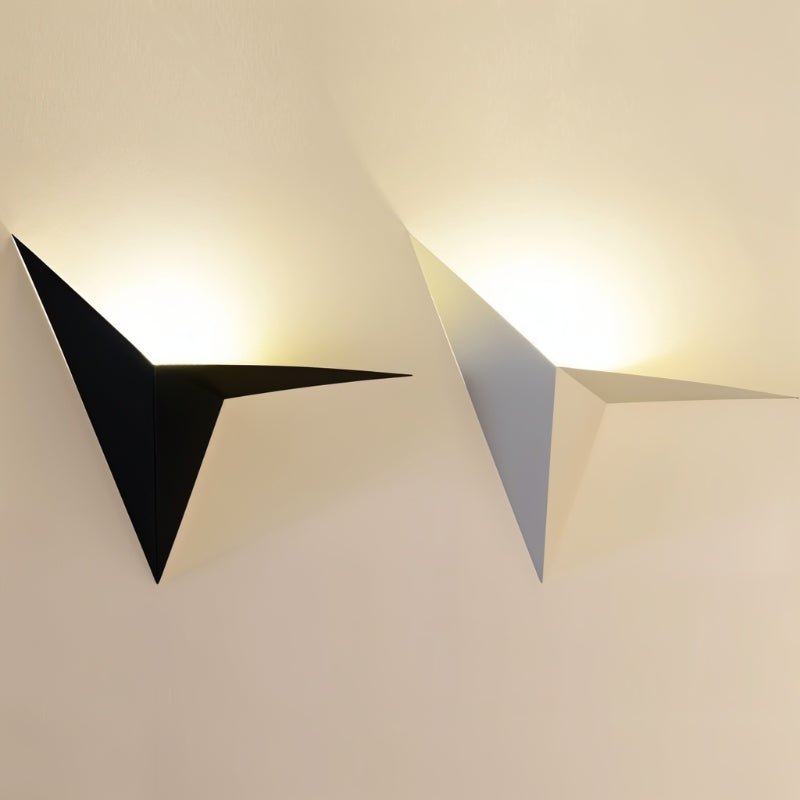 Lucenno Moderne Wandleuchte | Warmweißes LED-Licht | Metall & Glas | 30×20 cm | 8W Energiesparend