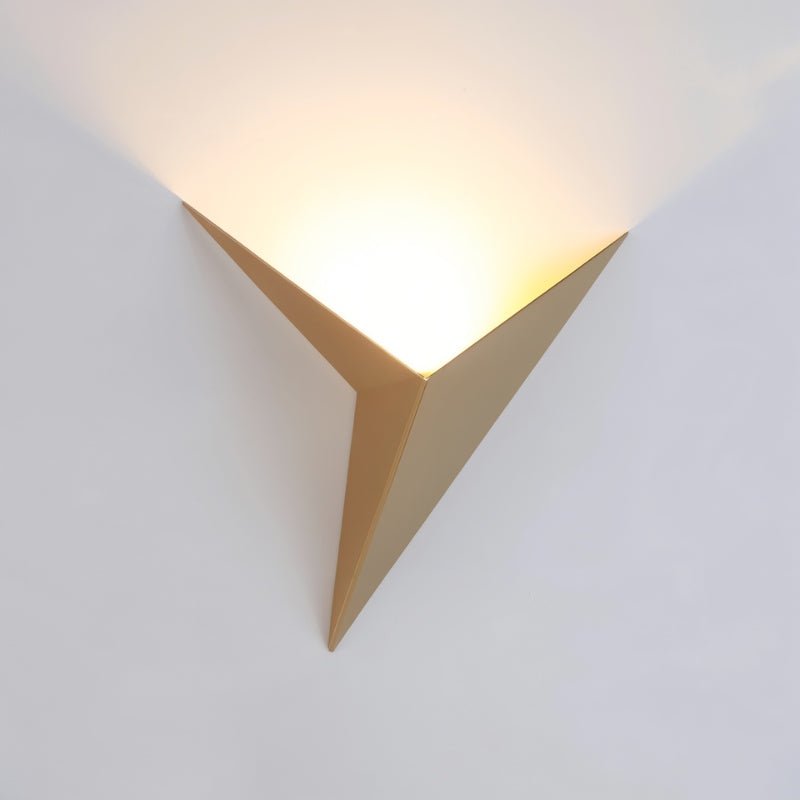Lucenno Moderne Wandleuchte | Warmweißes LED-Licht | Metall & Glas | 30×20 cm | 8W Energiesparend