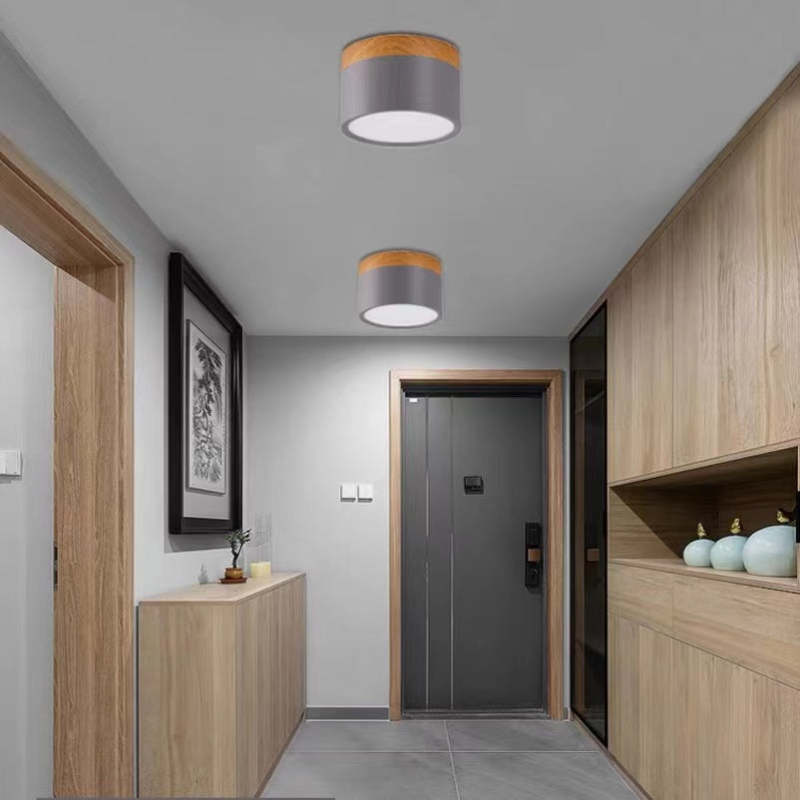 LED Deckenleuchte AuroLuce | Modernes Morandi-Design | Höhenverstellbar | Metall & Acryl