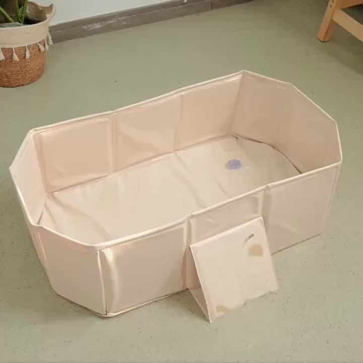 AquaLounge Faltbare Badewanne | PVC | Für 1–3 Personen | Mit Ablagen & Schnellvulsystem
