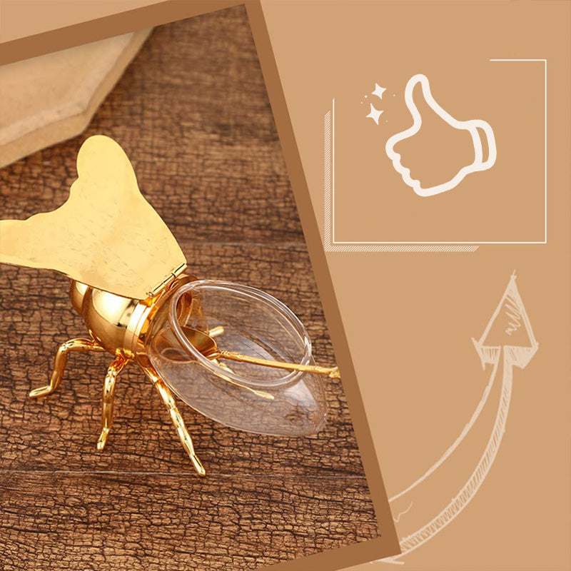 LuxeBee – Eleganter Honigtopf mit markantem Design