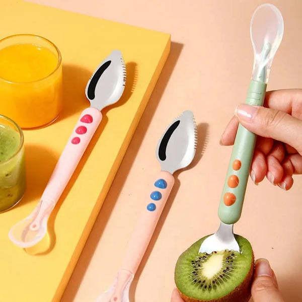 EasyBite – Der clevere 2-in-1 Babylöffel!